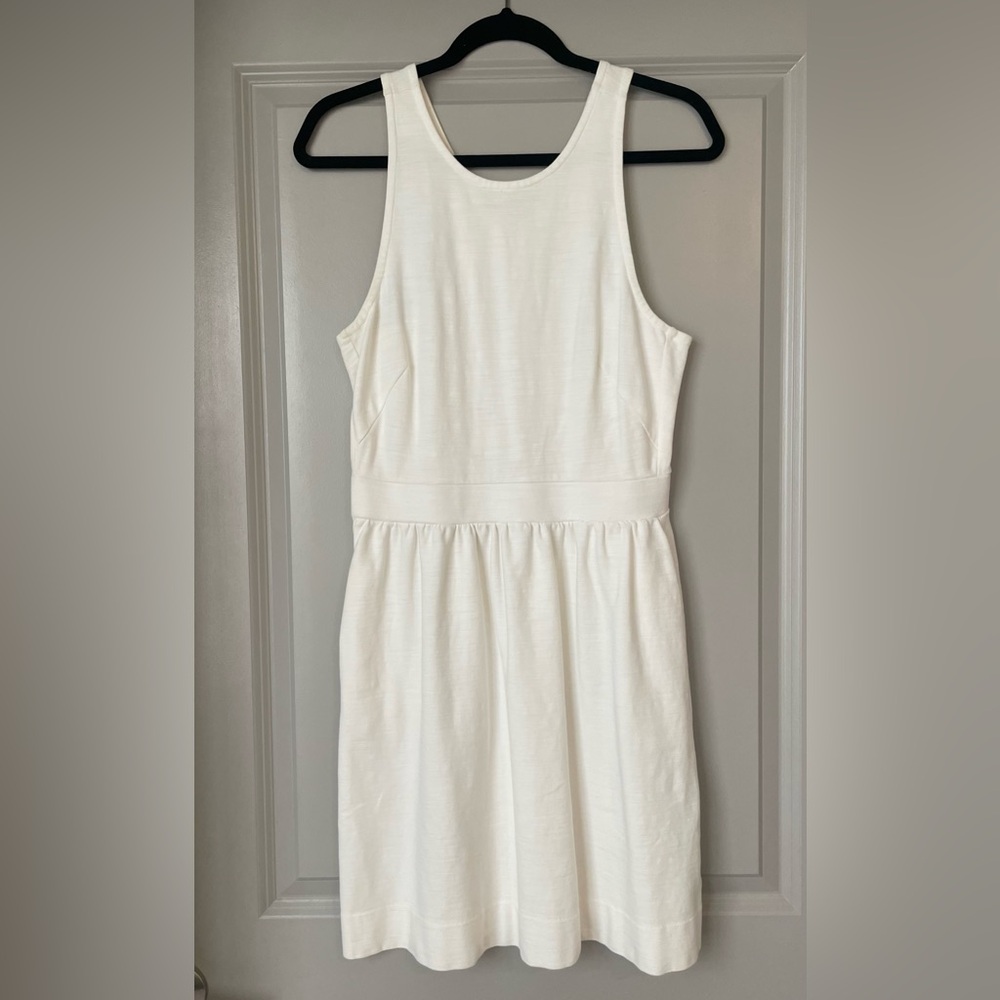 Madewell Pierside sleeveless white dress